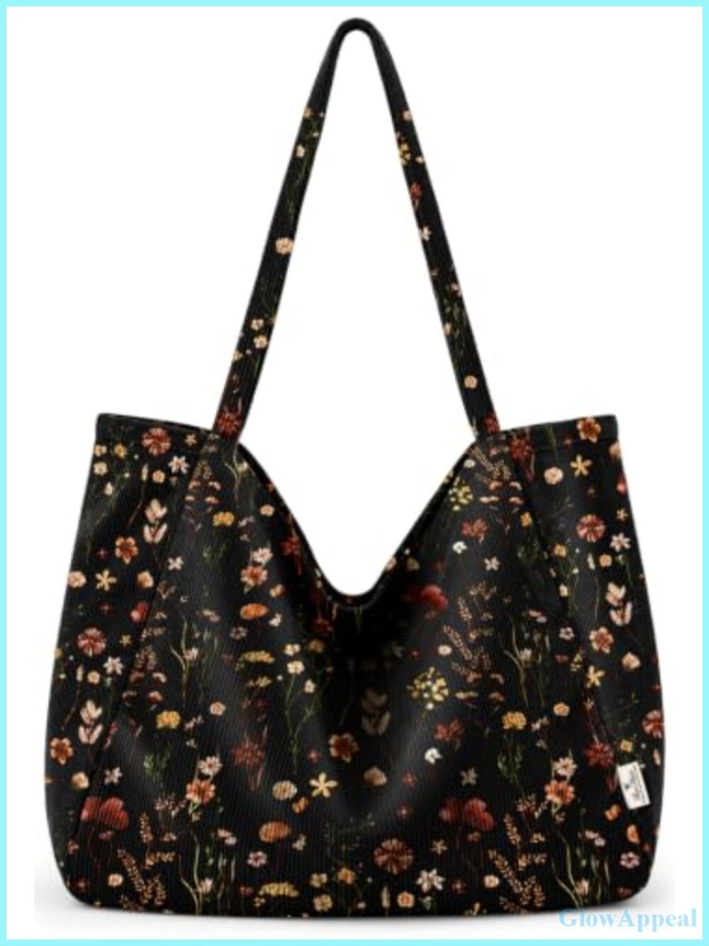 Corduroy Hobo Bag Large Slouchy Shoulder Tote for Work Travel Casual